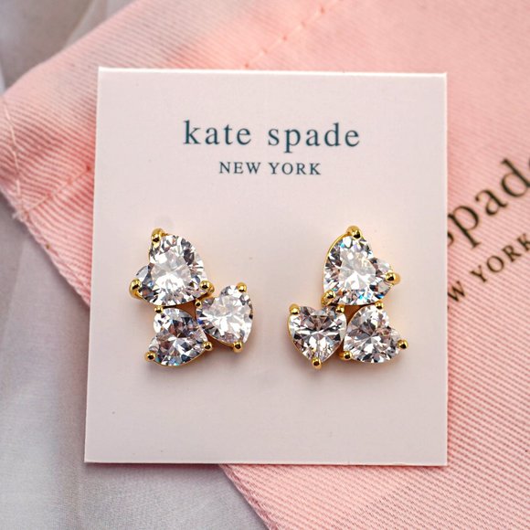 kate spade Jewelry Kate Spade My Love Cluster Statement Stud